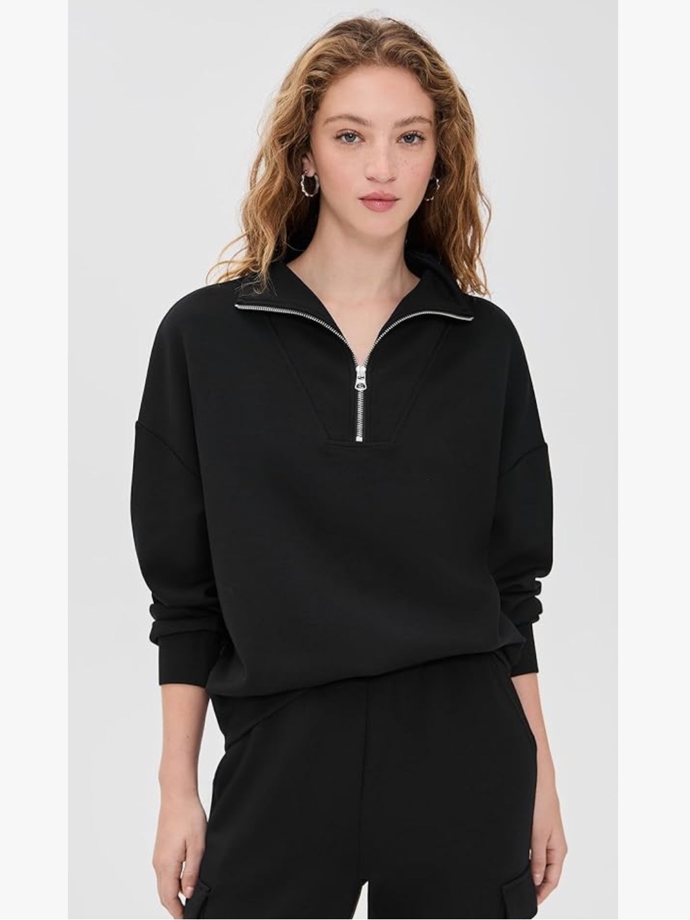 Varley Double Soft Hawley Half Zip Sweatshirt S - Picture 3 of 14